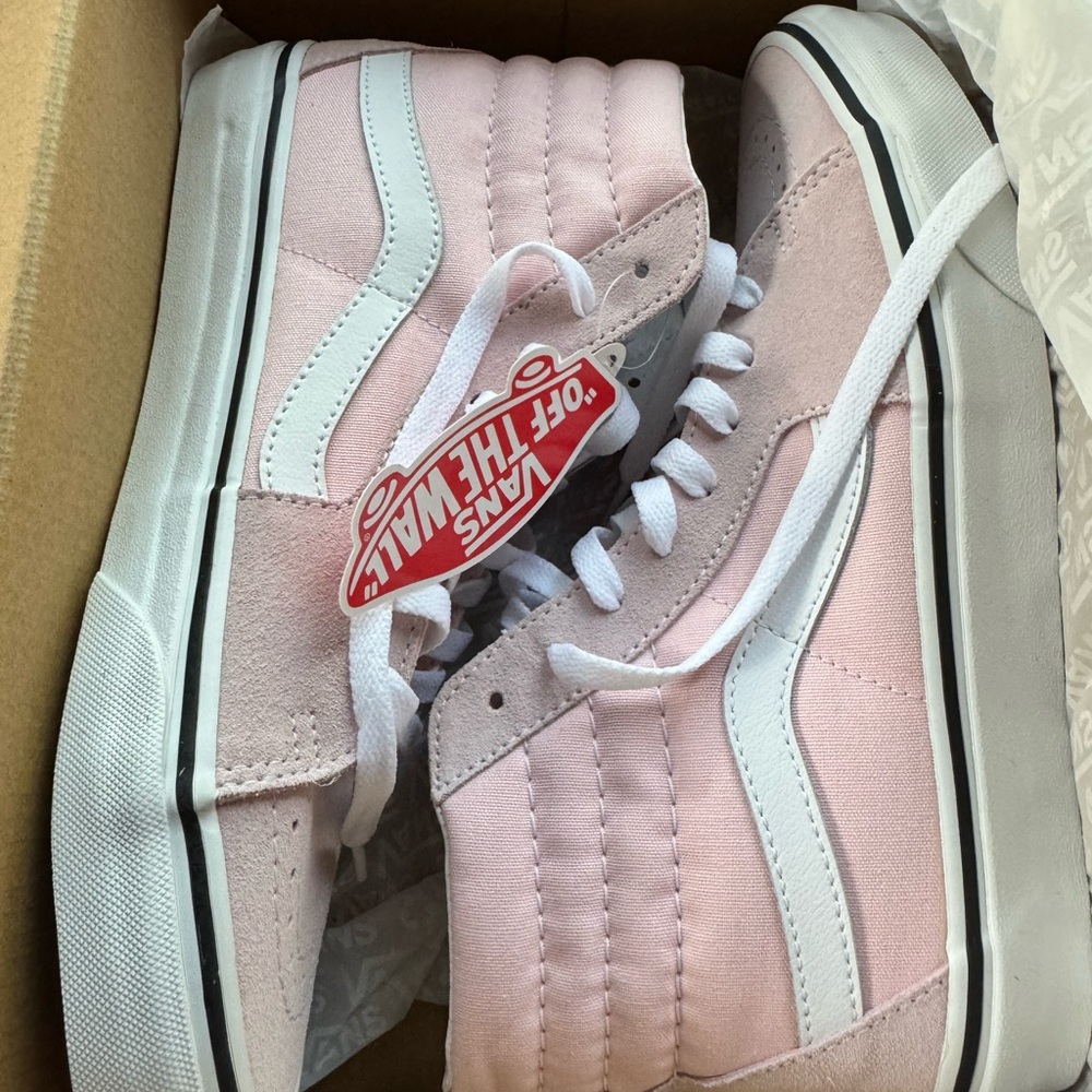 Vans Pink SK8 High-Top Sneakers